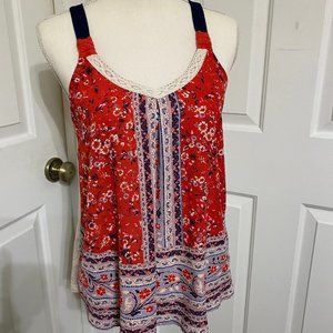 S Rewind Top - Country Style w/Bandana Look